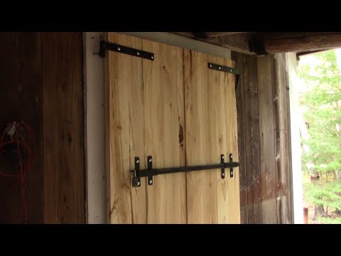 The Woodpecker Ep 181 - Two new shutters for my cottage