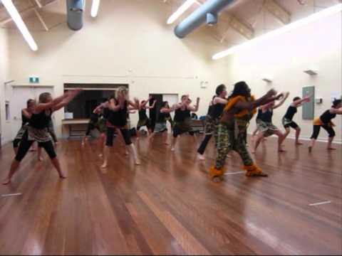 Drum Effect Dance Class performing 'Djole'