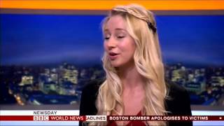 Rhiannon Lambert Nutritionist on BBC World News