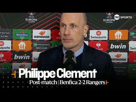 "CLOSE TO WRITING HISTORY" | Philippe Clement | Benfica 2-2 Rangers | UEFA Europa League