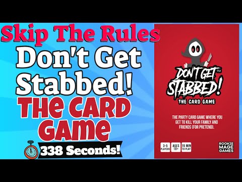 How To Play Don't Get Stabbed! The Card Game