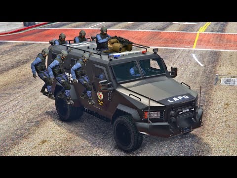 GTA 5 - SEND IN THE SWAT TEAM! LSPDFR Cops Patrol Episode #159 LENCO BEARCAT Mod!