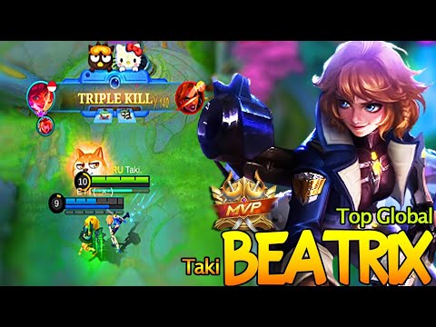 85.7% Win Rate | Beatrix Best Build 2022 | Top Global Beatrix Gameplay By Taki | Mobile Legends