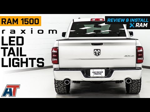 2009-2018 RAM 1500 Raxiom LED Tail Lights; Black Housing Review & Install