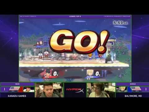 [XANADU] S@X 241 Smash 4 - Vash (Ryu) vs Xorax (Cloud) - Losers Top8
