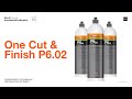 Video Koch Chemie One Cut & Finish P6.02 - Jednokroková leštiaca pasta 1Lthumb 1
