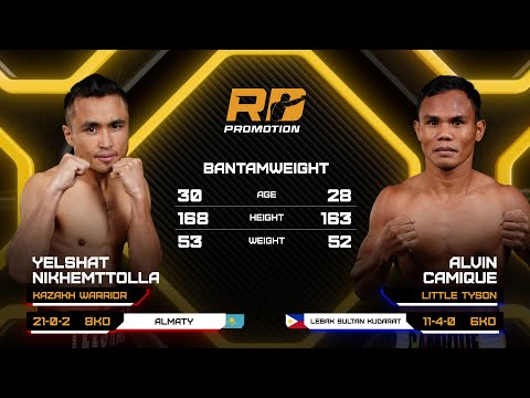 Yelshat Nikhemttolla (Kazakhstan) vs Alvin Camique (Philippines): Full Fight