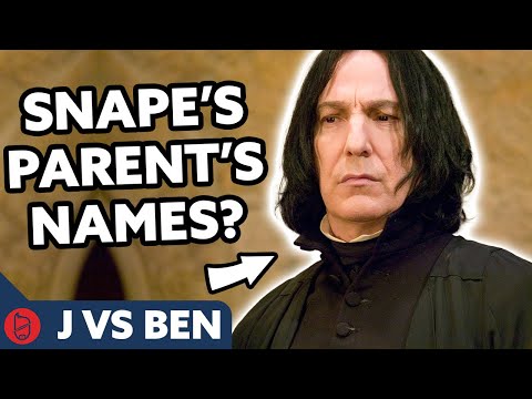 J vs Ben: HARDEST Severus Snape Harry Potter TRIVIA Quiz Ever