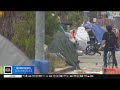 Residents near Beverly Center grow frustrated as homeless encampment remains