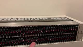 Video thumbnail for Behringer Dual 31 Band Equalizer with Feedback Destroyer and Sub out FBQ3102 by michael nervOus  ((🎧))