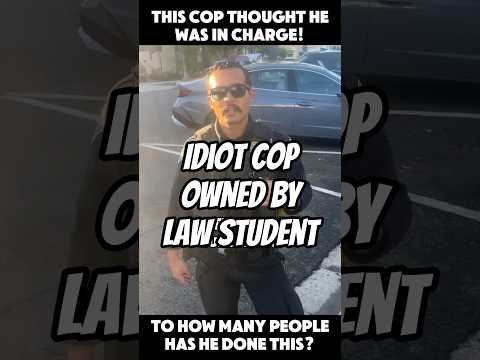 Cops Get Owned By Law Student! "CALL YOUR SUPERVISOR" Cops Owned and Dismissed #cops #copsowned