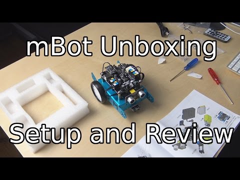 MakeBlock mBot Educational Robot Kit Unboxing, Setup, and Review!