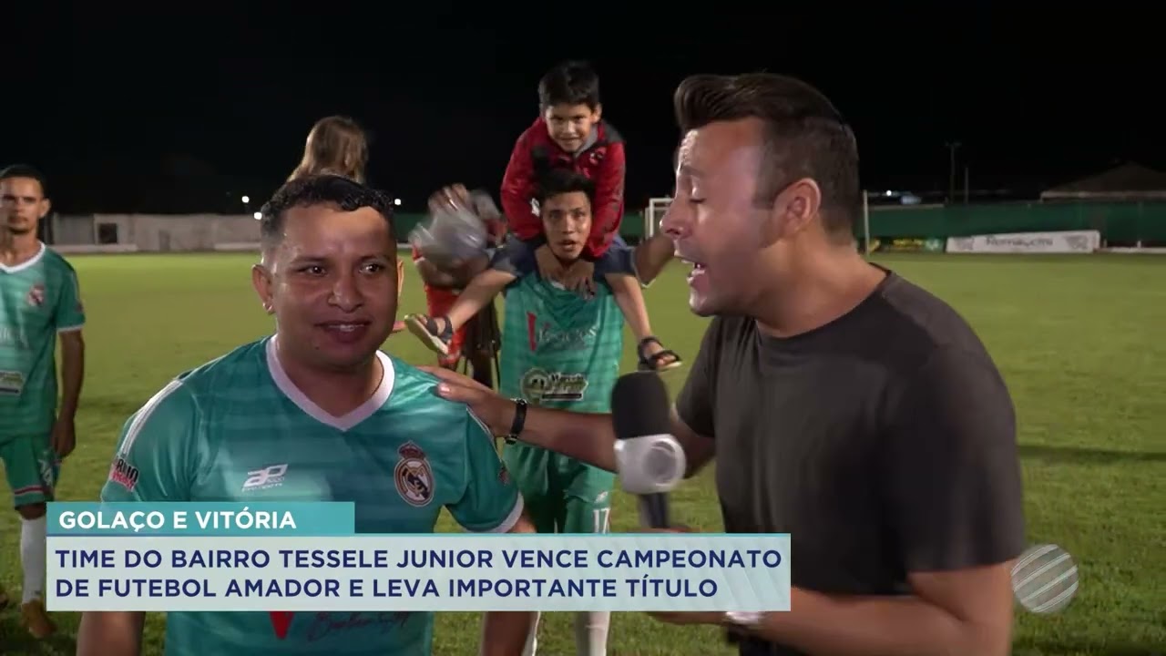 TIME DO BAIRRO TESSELE JUNIOR VENCE A COPA DE FUTEBOL AMADOR E LEVÁ IMPORTANTE TÍTULO