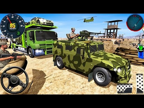 Army Truck Driving Cargo Games - US Offroad Army Truck Driving 3D 2025 - Andriod Gameplay