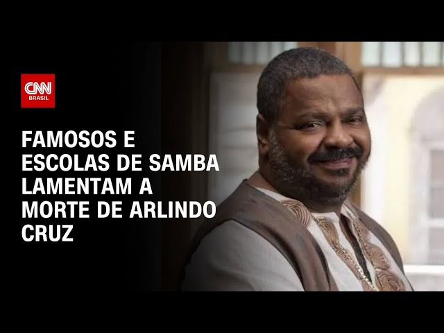 Famoso e escolas de samba lamentam a morte de Arlindo Cruz | CNN PRIME TIME