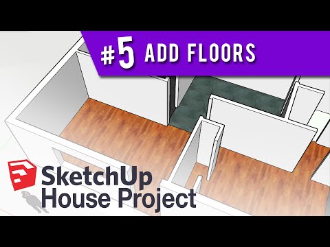 SketchUp House 5 - Add Floors