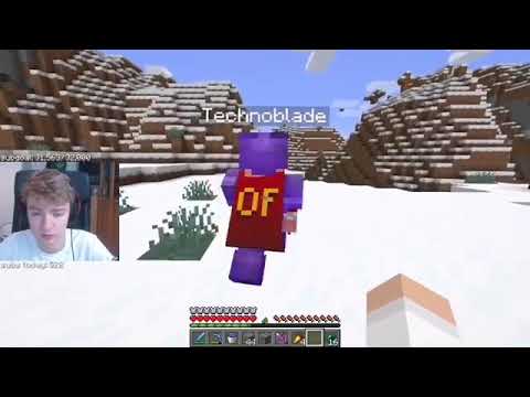 Technoblade show his secret base to Tommyinnit in Dream SMP (part1)