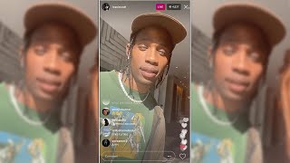 &quot;She&#39;s fake&quot; Travis Scott finally reveals why he broke up with Kylie Jenner (IG Live Video)