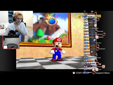 xQc Reacts to a Mario 64 Speed Runner