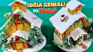 DECORE SEU NATAL COM ESSA LINDA IDÉIA EM BISCUIT!