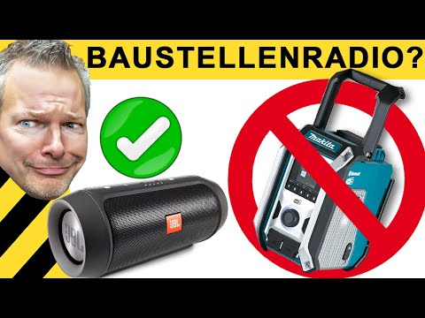 BAUSTELLENRADIOS SINNLOS? MAKITA & CO vs BLUETOOTH LAUTSPRECHER | WERKZEUG NEWS 203