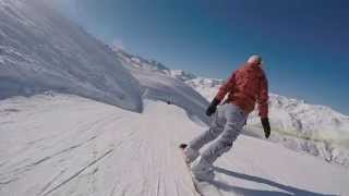 preview picture of video 'Snowboarding in Les Menuires'
