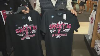 Sweet 16 | SDSU sells out of Aztec March Madness merch
