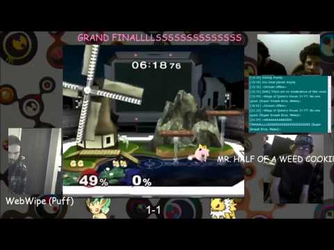 KoQH3 - Webwipe (Jigglypuff) Vs. Syd (Fox) SSBM Grand Finals S1 - Melee