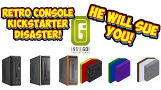 Kickstarter Project Creator Will Sue You! IndieGo! Retro Console XS
