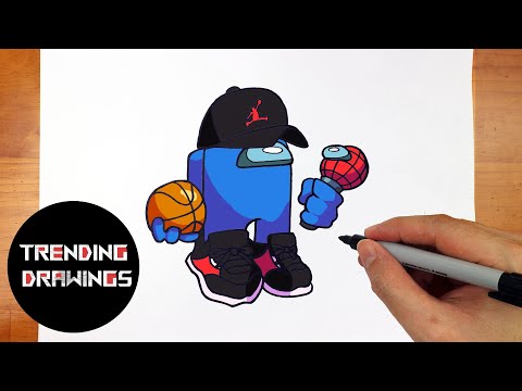 How To Draw FNF MOD Character - Jorsawsee Easy Step by Step