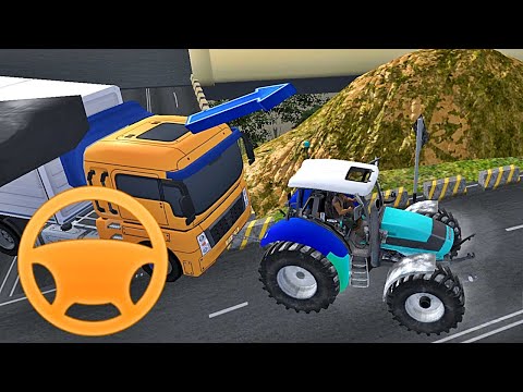Offroad Towing Chained Tractor Bus 2019 #2 - Rescue Crashed Vehicles - Android Gameplay