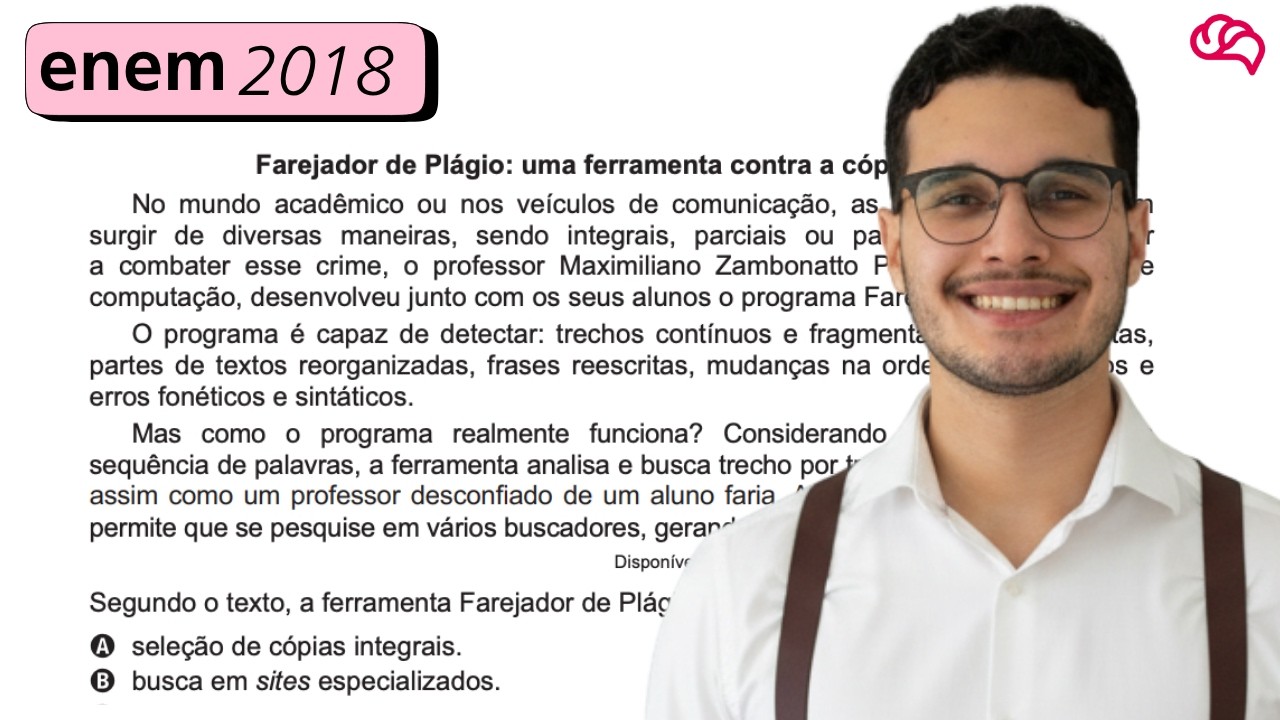 Resolução em Vídeo — Questão 44 ENEM 2018
