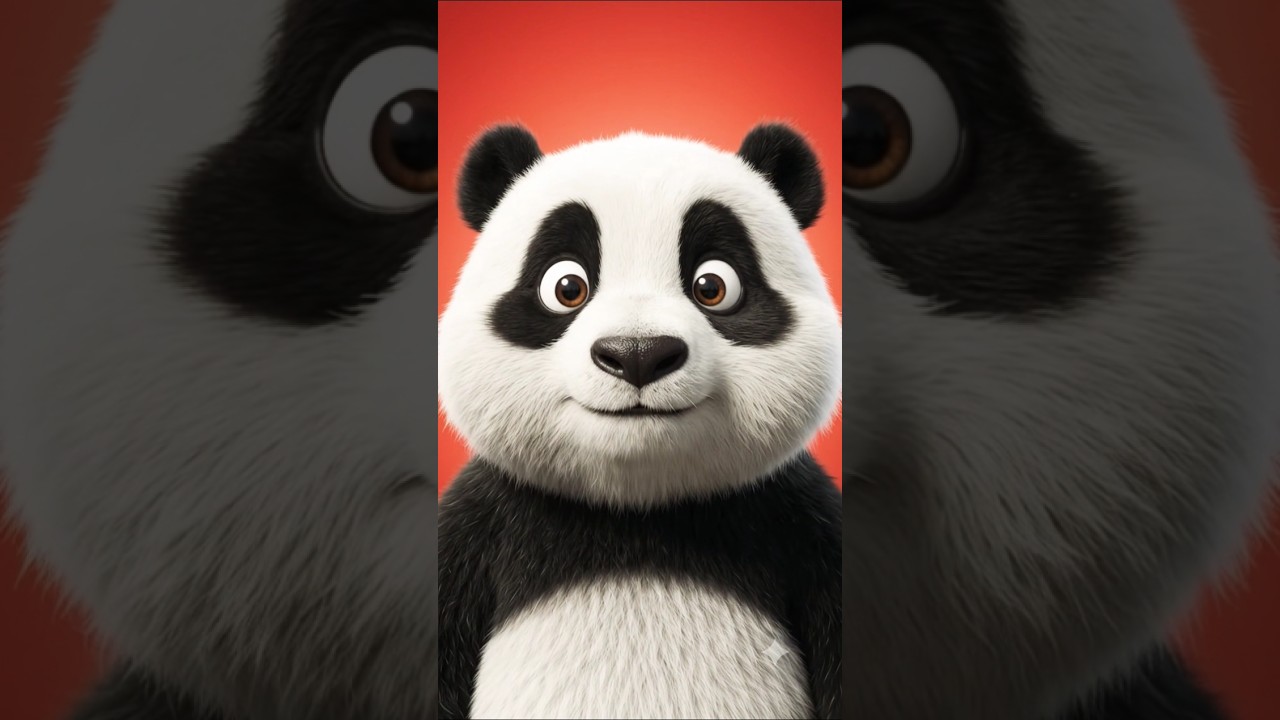 जब पांडा ने कैमरे के सामने की ऐसी हरकत 😂🐼 | Funny Panda Short #panda #funnypanda