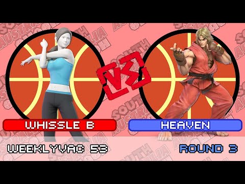 WeeklyVac 53 - SSBU - Whissle B (Wii Fit Trainer) vs Heaven (Ken)