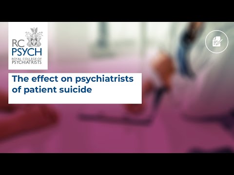 The effect on psychiatrists of patient suicide