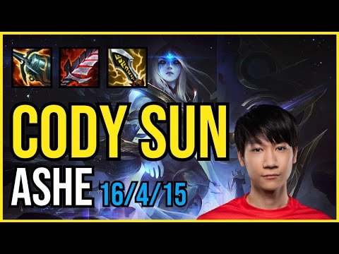 CODY SUN - ASHE ADC - NA Grandmaster - Patch 11.4