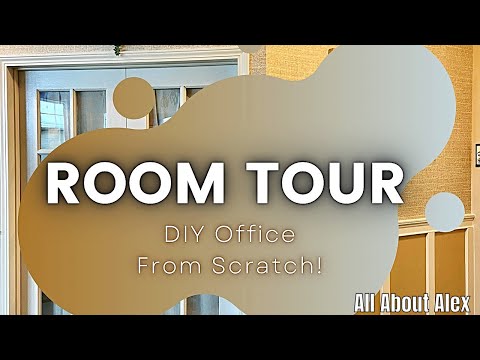 *NEW D.I.Y.  (BUDGET FRIENDLY) Home Office Tour!!! 😃