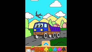 Transport coloring pages