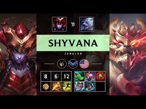 Shyvana Jungle vs Volibear - NA Diamond Patch 25.14