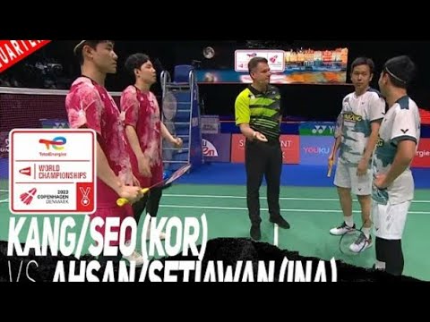 [BWF] KANG/SEO(KOR) VS HENDRA/AHSAN (INA) Word Championships2023 // QUARTER FINAL