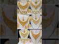 Latest Gold Bridal Necklace Set Goldnecklace Shortvideo Shorts Trending