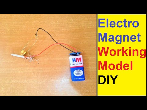 Magnetic science project working model for exhibition DIY at home howtofunda
