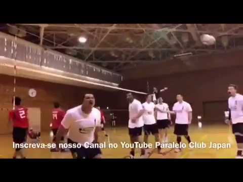 Paralelo com amigos em Kosai,Shizuoka Japan vôlei no Japão é aqui !!!