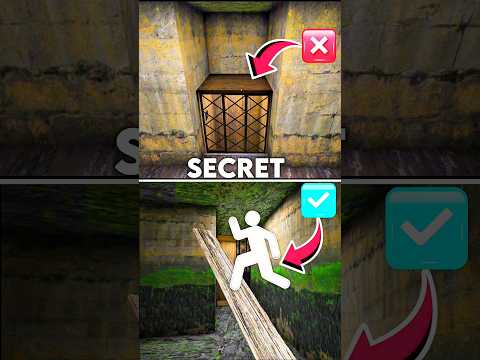 New Granny Glitch: Sewer Shortcut Discovered!💀🔥#granny #grannyglitches #grannygame #granny1