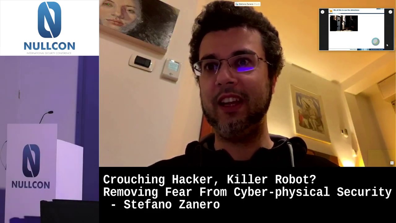Crouching hacker, killer robo? Removing fear from cyber-physical security | Stefano Zanero | NULLCON