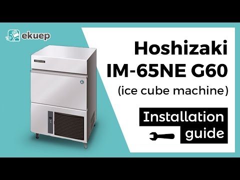 You can install your Hoshizaki IM-65NE G60 ice cube maker in a matter of minutes - see how