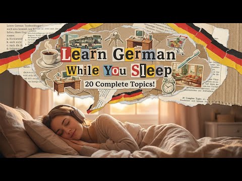 Learn German While You Sleep 💤 | 20 Themen