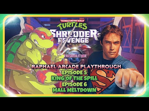 TEENAGE MUTANT NINJA TURTLES SHREDDER’S REVENGE: RAPHAEL; KING OF THE SPILL & MALL MELTDOWN