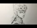 How To Draw Giorno Simple