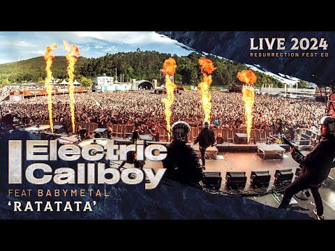 ELECTRIC CALLBOY ft BABYMETAL - RATATATA (Live at Resurrection Fest EG 2024)